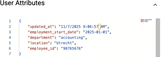 Configuring User Atributes